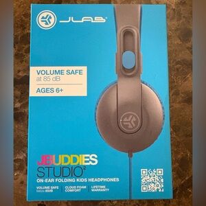 JLab NWT JBuddies Studio Kids Folding Headphones. Ages 6+